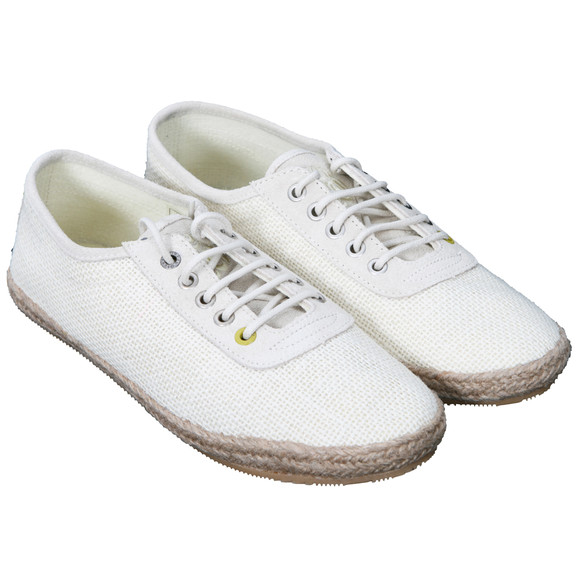Pretty Green Mens Beige Pretty Green Natural Hessian U Shape Shoe main image