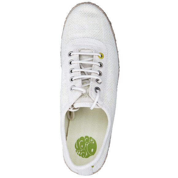Pretty Green Mens Beige Pretty Green Natural Hessian U Shape Shoe main image