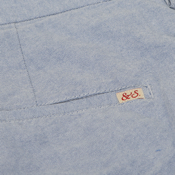 Scotch & Soda Mens Blue Scotch & Soda Light Blue Reversible Short main image