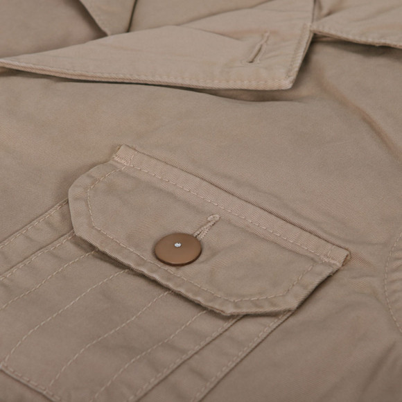 Pretty Green Mens Yellow Pretty Green Sand Poacher Jacket main image