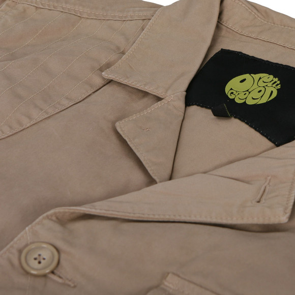 Pretty Green Mens Yellow Pretty Green Sand Poacher Jacket main image