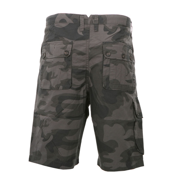 Pretty Green Mens Multicoloured Pretty Green Camo Print Cargo Short main image