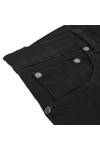 Pretty Green Mens Black Pretty Green Black Straight Cut Jeans