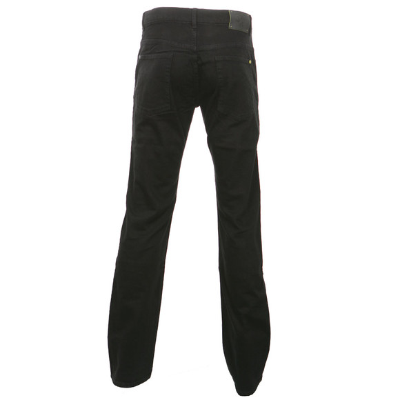 Pretty Green Mens Black Pretty Green Black Straight Cut Jeans main image