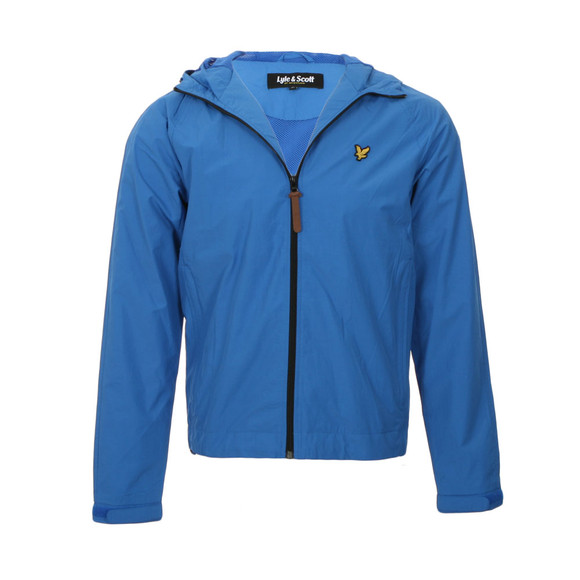 Lyle & Scott Mens Blue Lyle & Scott Ocean Blue Shell Jacket main image