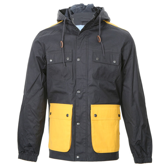 Farah Mens Blue Farah Navy 4 Pocket Raincoat main image