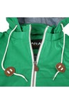 Farah Mens Green Farah Green Short Zip CF Coat