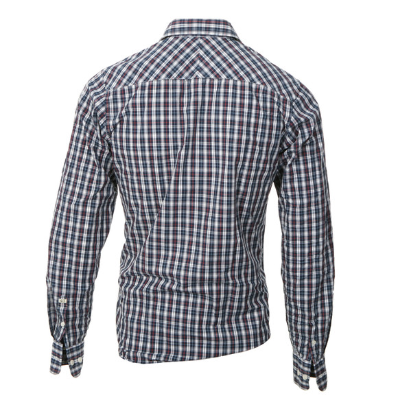 Scotch & Soda Mens Multicoloured Scotch & Soda Roll Up Beach Mood Check Shirt main image