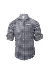 Scotch & Soda Mens Multicoloured Scotch & Soda Roll Up Beach Mood Check Shirt