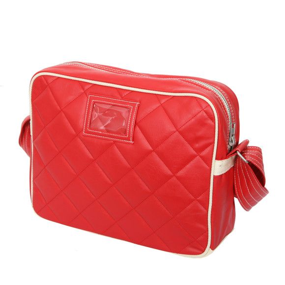 Superdry Mens Red Superdry Rich Red/Cream Alumni Bag main image