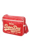 Superdry Mens Red Superdry Rich Red/Cream Alumni Bag