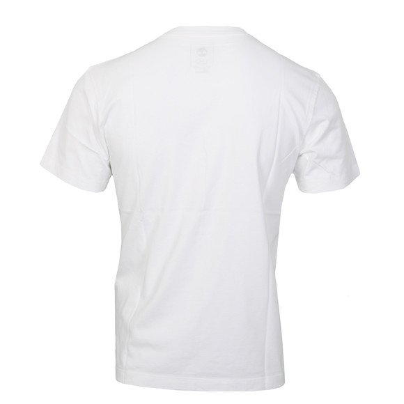Timberland Mens White Timberland SS Topographic Tree Tee main image