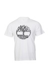 Timberland Mens White Timberland SS Topographic Tree Tee
