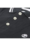 Timberland Mens Blue Timberland Tipped Plain Polo