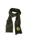Pretty Green Mens Black Pretty Green Green Label Paisley Scarf