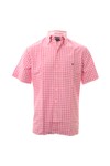 Gant Mens Pink Gant Washed Gingham RBD80 SS Shirt 