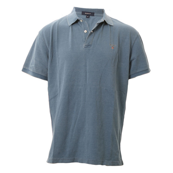 Gant Mens Blue Gant N.N. Indigo Pique Rugger Polo Shirt  main image