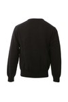 Gant Mens Blue Gant Solid Cotton V Neck Jumper