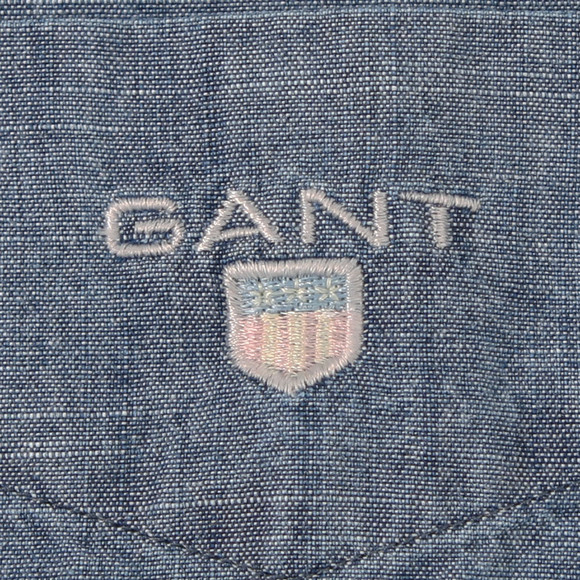 Gant Mens Blue Gant A.P. Summer Indigo COBD80 LS Shirt  main image