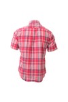 Gant Mens Pink Gant A.P. Handloom Madras CSPBD76 SS Shirt 