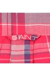 Gant Mens Pink Gant A.P. Handloom Madras CSPBD76 SS Shirt 