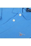 Gant Mens Blue S/S Pique Rugger Polo