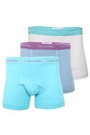 Calvin Klein Mens White 3 Pack Trunks