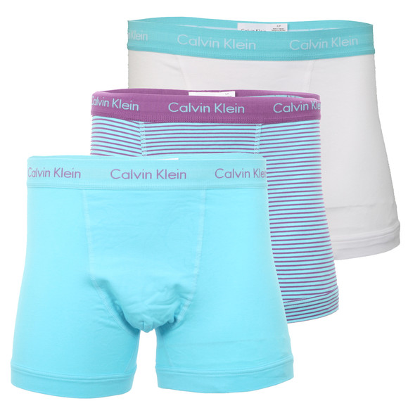 Calvin Klein Mens White 3 Pack Trunks main image