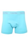 Calvin Klein Mens White 3 Pack Trunks