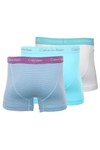 Calvin Klein Mens White 3 Pack Trunks