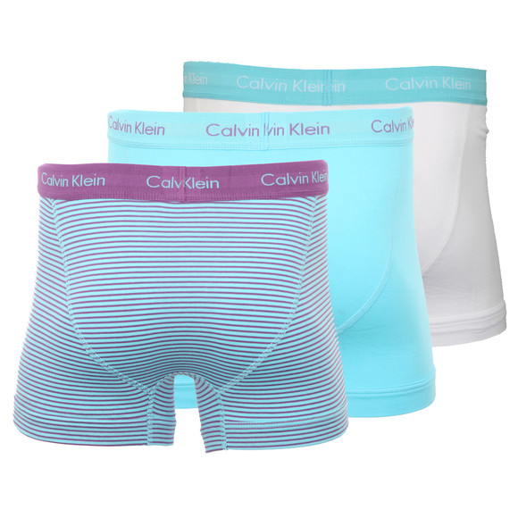 Calvin Klein Mens White 3 Pack Trunks main image