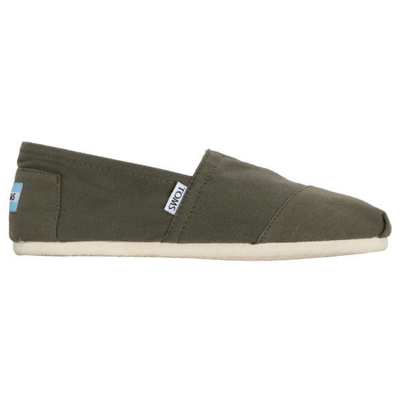 Toms Mens Green Classic Canvas Espadrilles main image