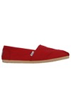Toms Mens Red Classic Canvas Espadrilles