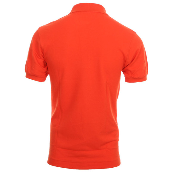 Lacoste Mens Red Lacoste L1212 Flamenco Plain Polo Shirt #2