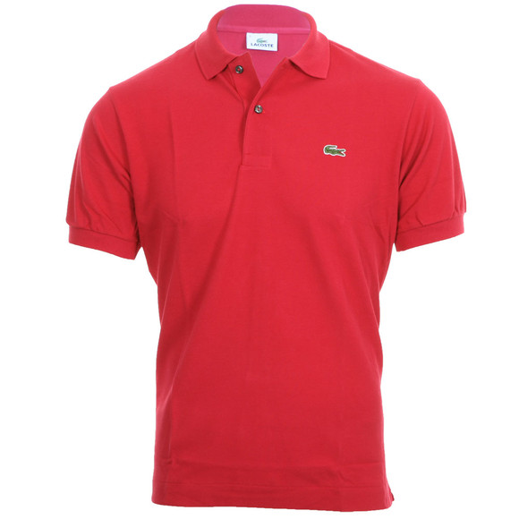 Lacoste Mens Garance Lacoste L1212 Garance Plain Polo Shirt #1