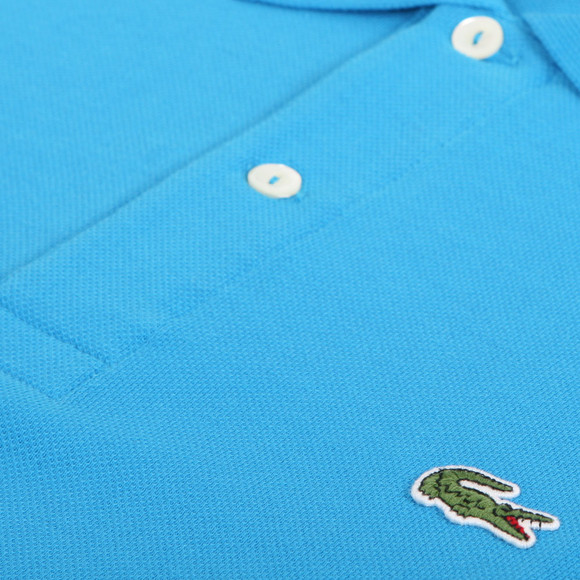Lacoste Mens Blue Lacoste L1212 Barbade Plain Polo Shirt #2