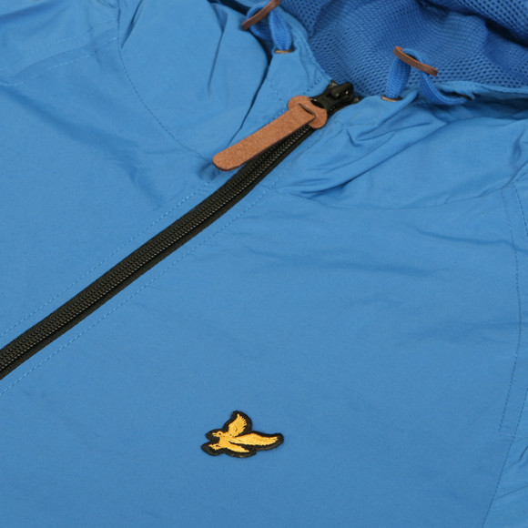 Lyle & Scott Mens Blue Lyle & Scott Lake Blue Shell Jacket main image