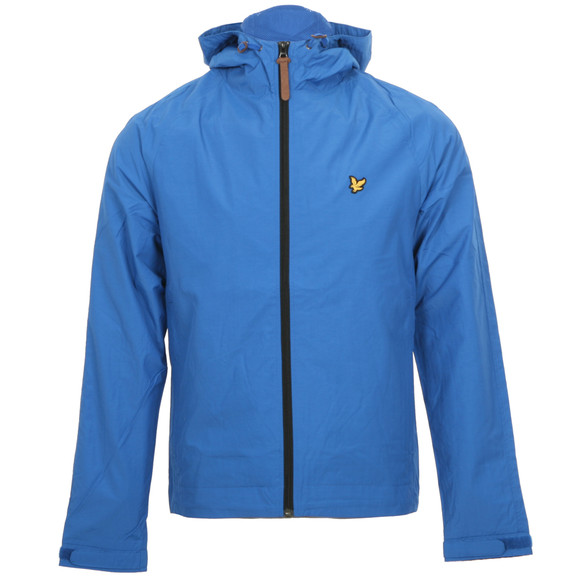 Lyle & Scott Mens Blue Lyle & Scott Lake Blue Shell Jacket main image