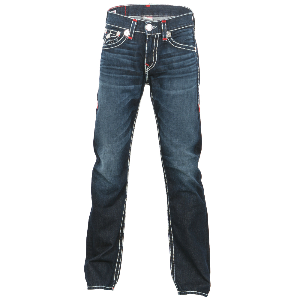 True Religion Ricky Super T Assassination Wash Straight Jean