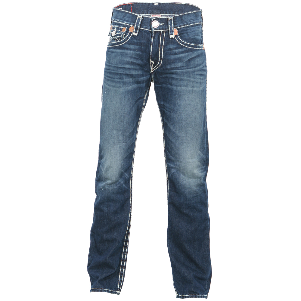 True Religion Ricky Super T Pioneer Wash Straight Jean | Oxygen