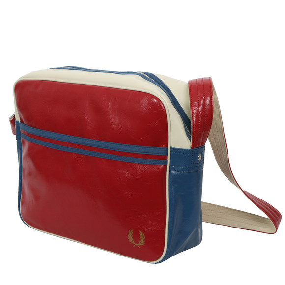 Fred Perry Mens Red Fred Perry Deep Red Classic Shoulder Bag #1