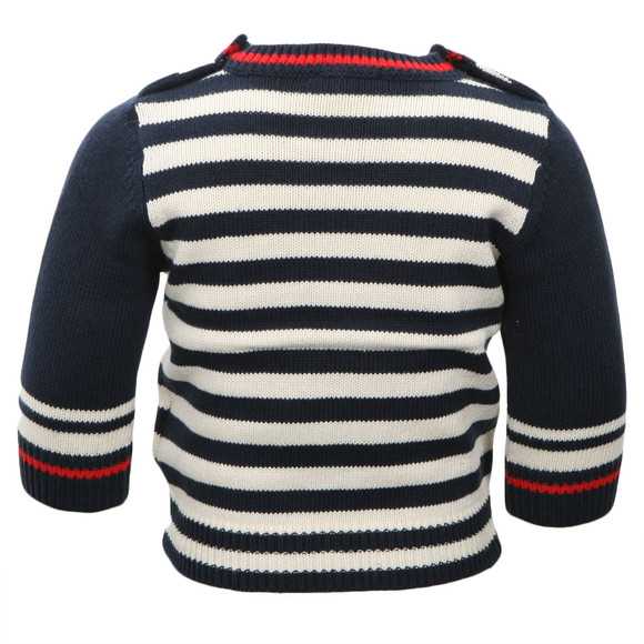 Timberland Boys Blue Timberland T95610 Stripe Jumper main image