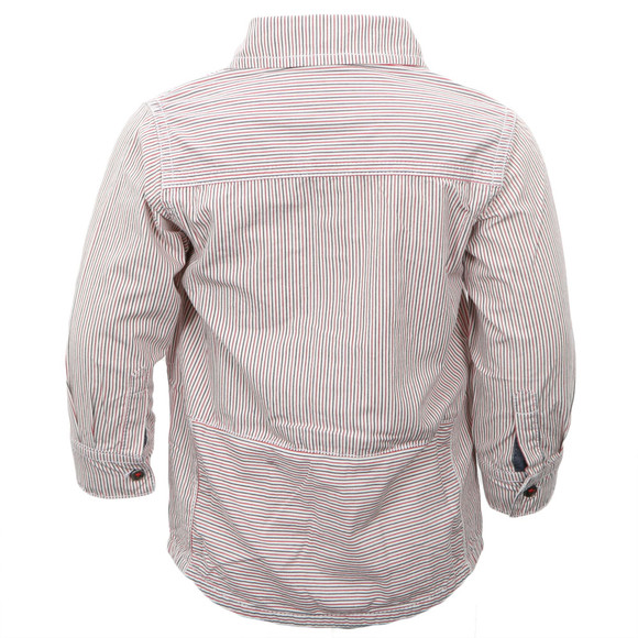 Timberland Boys White Timberland T05C66 Stripe Shirt main image