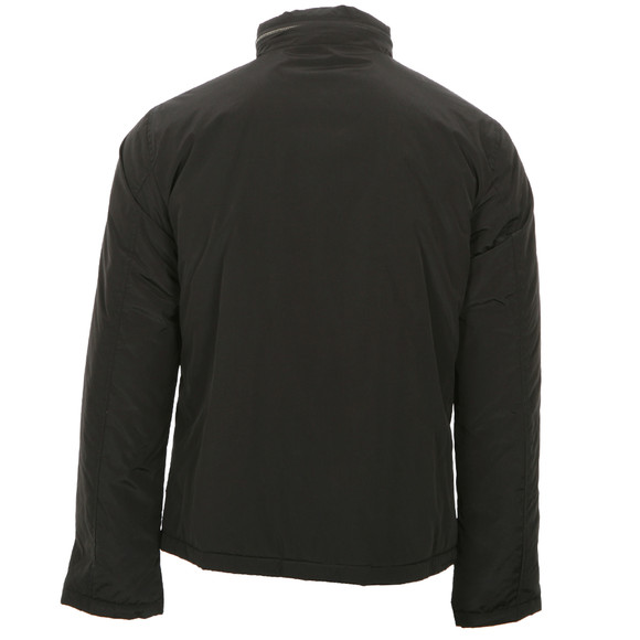 Armani Jeans Mens Black Armani Jeans Black S6B02 Zip Hood Jacket #2