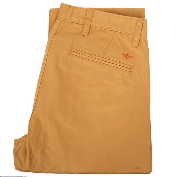 Dockers Mens Yellow Alpha Khaki Tapered Chino main image