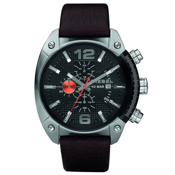 Diesel Mens Brown Diesel DZ4204 Overflow Large Chrono Watch main image