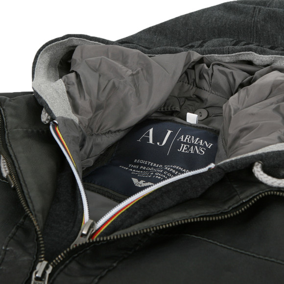 Armani Jeans Mens Black Armani Jeans S6B24 Short Jacket #2