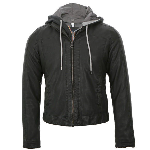 Armani Jeans Mens Black Armani Jeans S6B24 Short Jacket #1