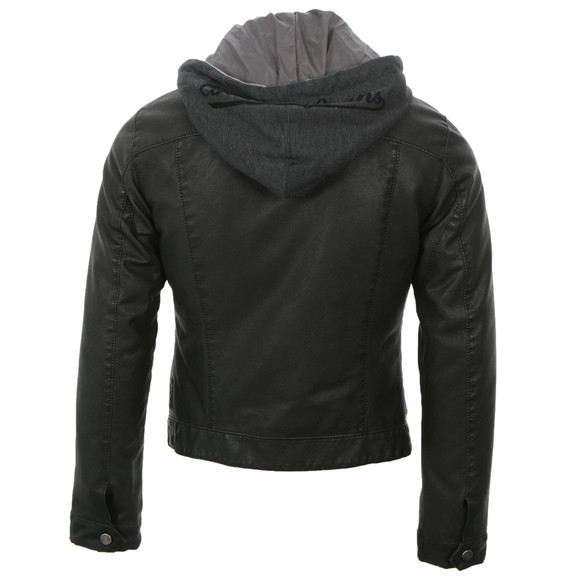 Armani Jeans Mens Black Armani Jeans S6B24 Short Jacket #3