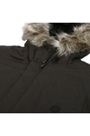Pretty Green Mens Brown Pretty Green Coffee Brown Fur Hooded Parka